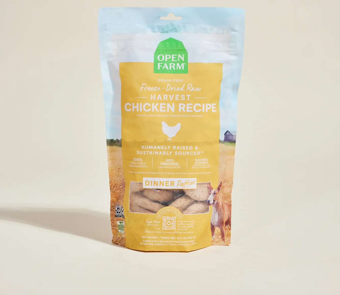 Harvest Chicken frys tørret rå bøffer hundefoder og måltidsmixer