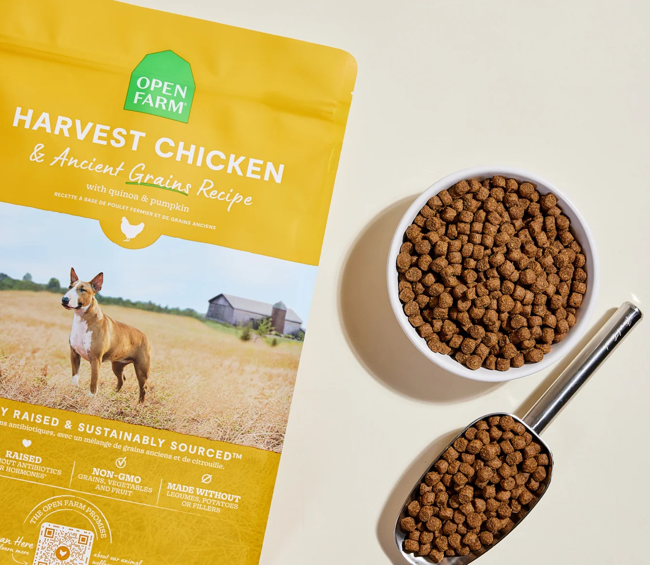 Harvest Chicken & Ancient Grains Dry Dog Kibble with Quinoa and Pumpkin