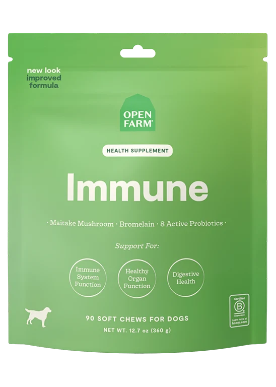 含益生菌與菇類的狗狗免疫補充咀嚼錠
