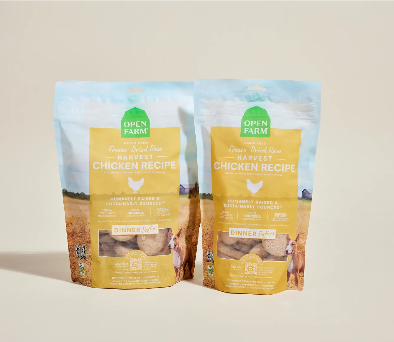 Harvest Chicken frys tørret rå bøffer hundefoder og måltidsmixer