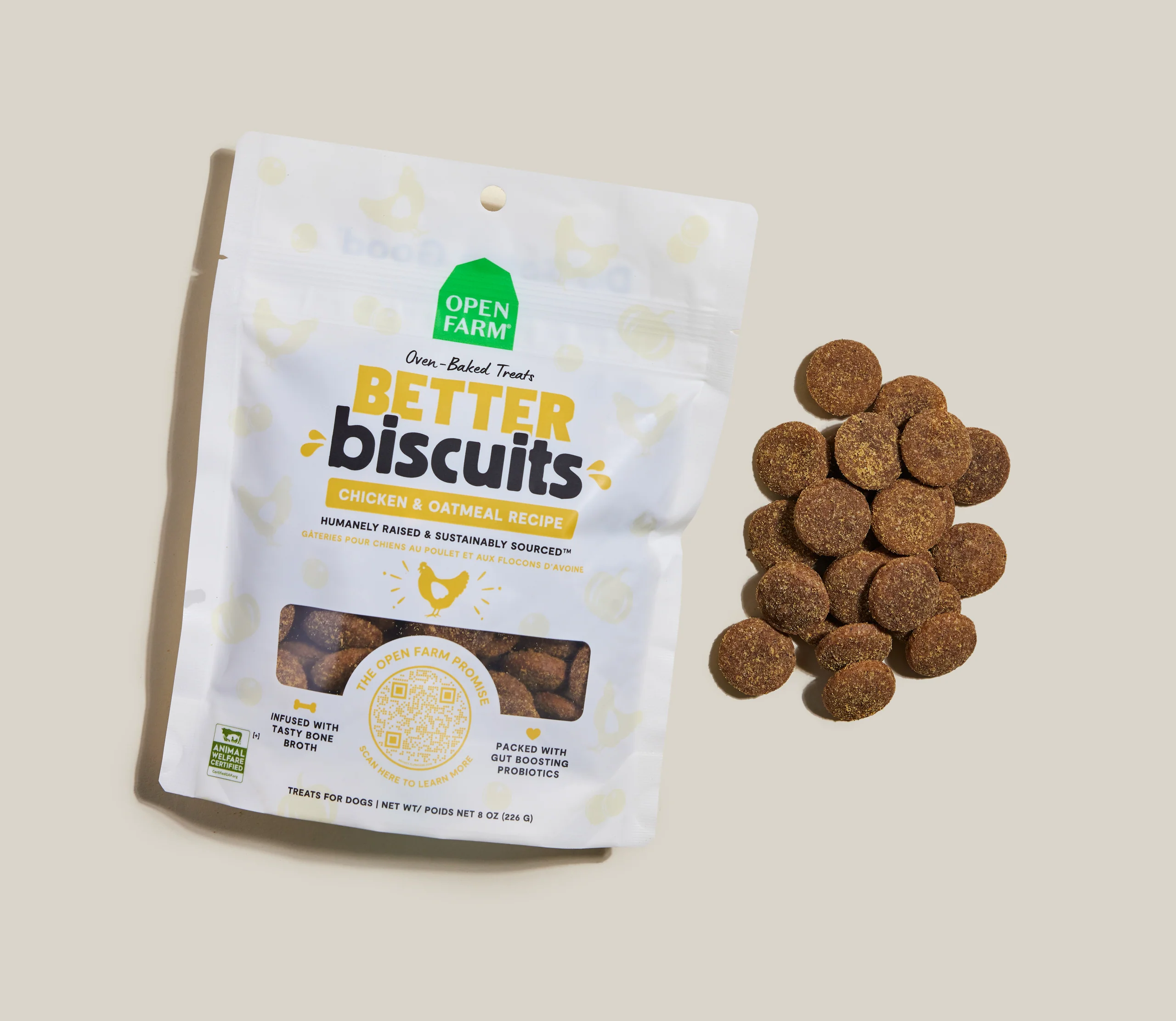 Biscotti Better Biscuits per Cani con Ricetta Pollo e Avena