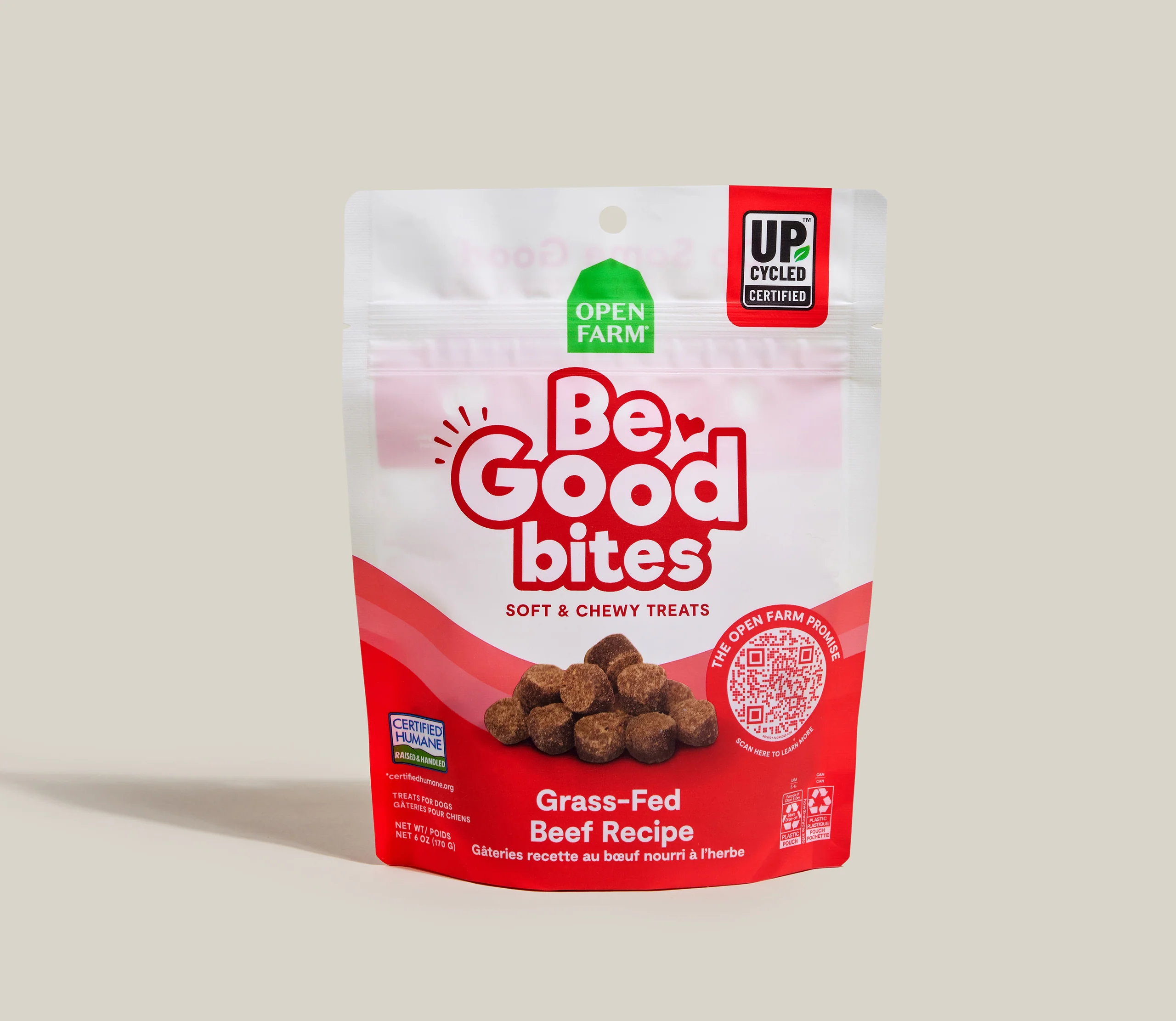 Be Good Bites bløde godbidder til hunde med græsfeedet oksekød