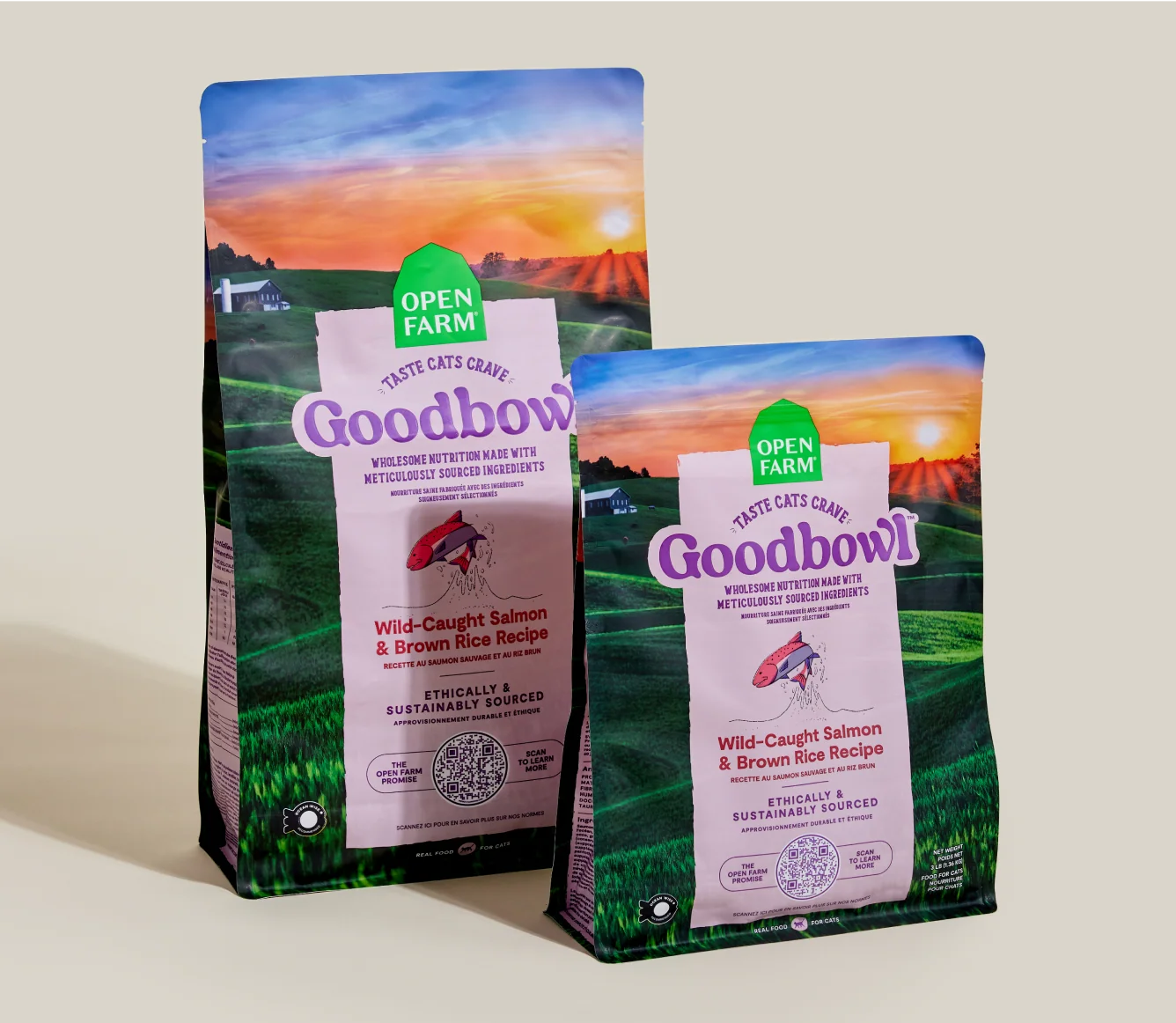 Goodbowl Katzenfutter mit wildgefangenem Lachs & braunem Reis