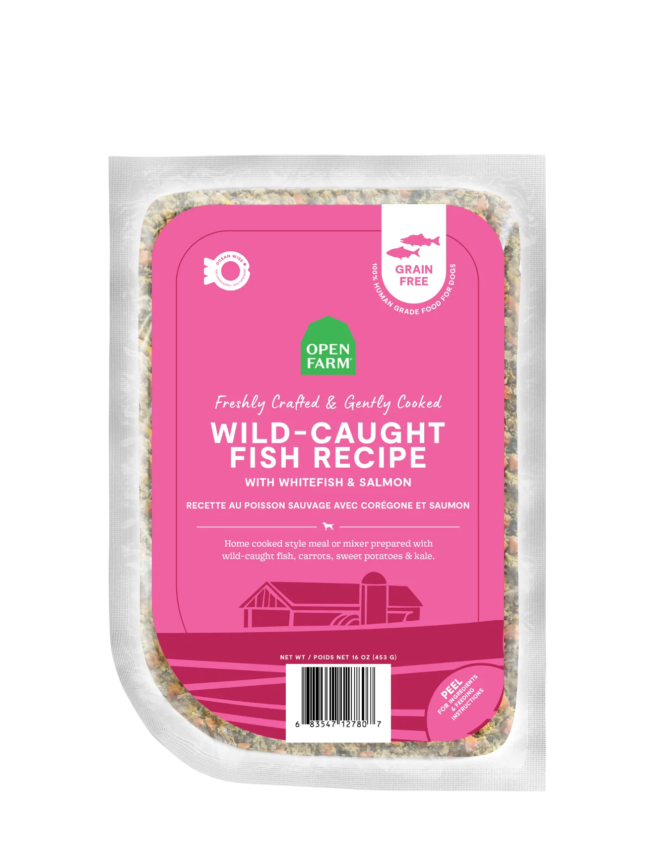 Friskfremstillet Vildfanget Fisk Hundefoder med Ikke-GMO Superfoods