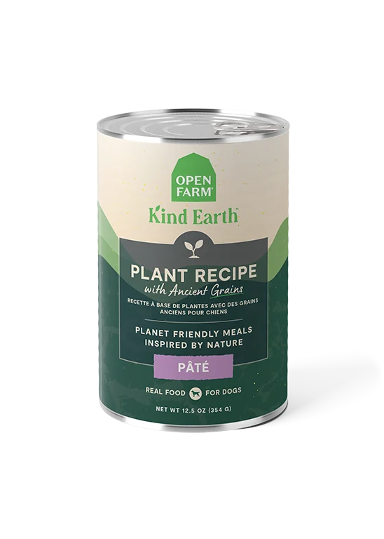 Kind Earth Bitki Bazlı Köpek Pâté'si, GDO'suz Kadim Tahıllarla