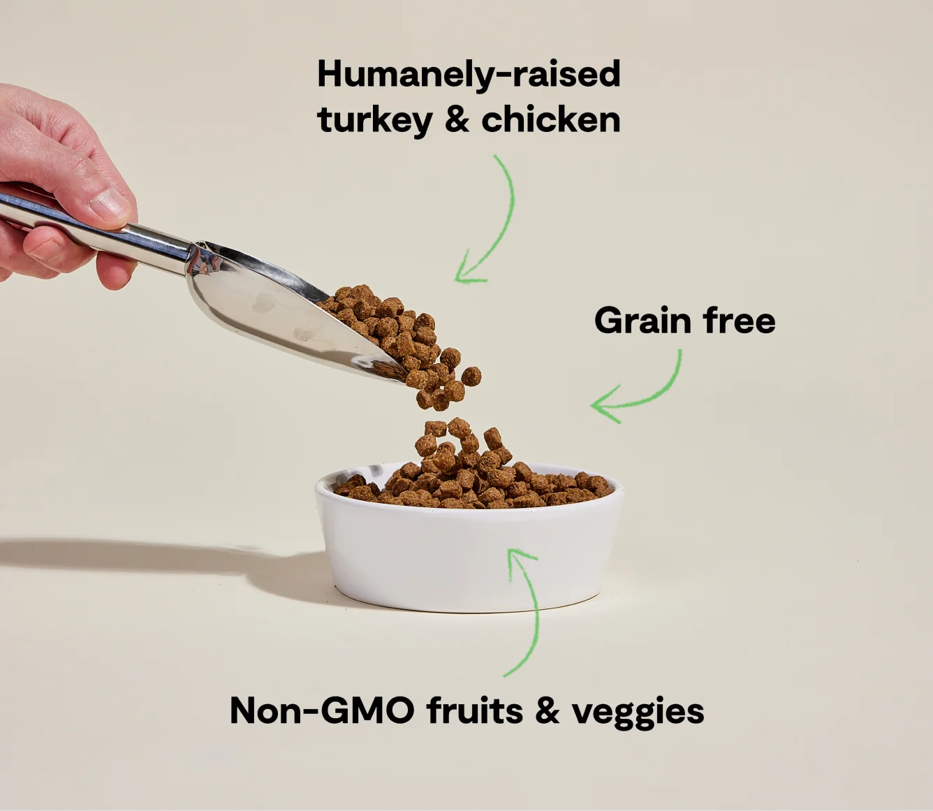 Pienso seco sin cereales para perros Homestead de pavo y pollo