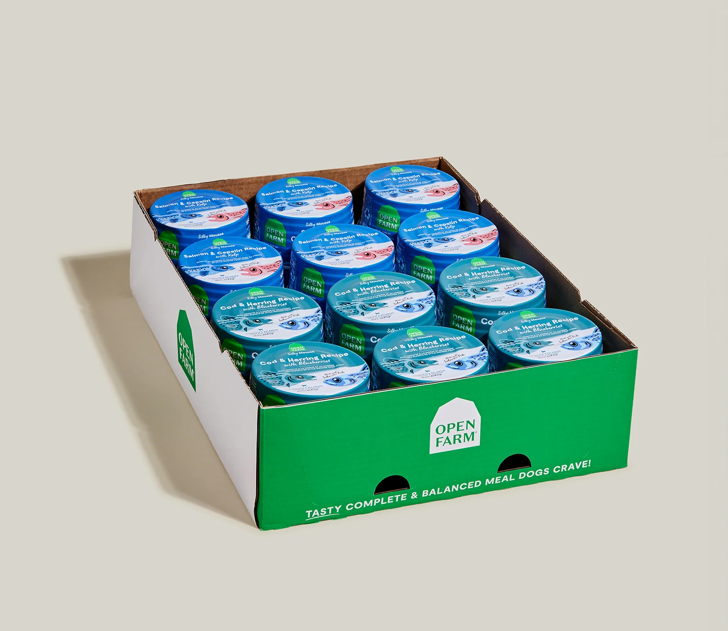 Pack varietà di pesce islandese per cani con quattro ricette