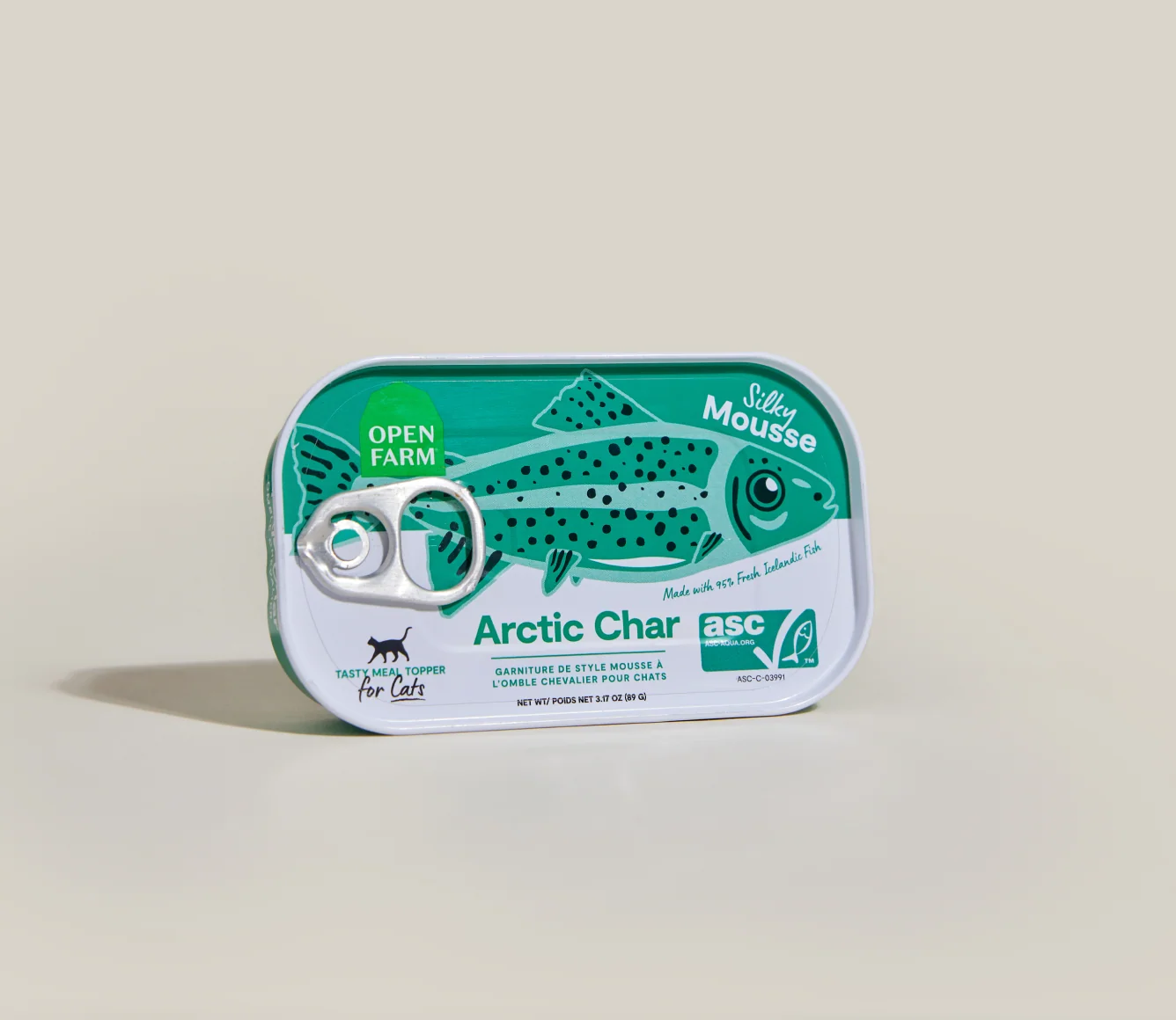 Kediler İçin Arctic Char Topper, Gıda Hassasiyetleri İçin İpeksi Moz