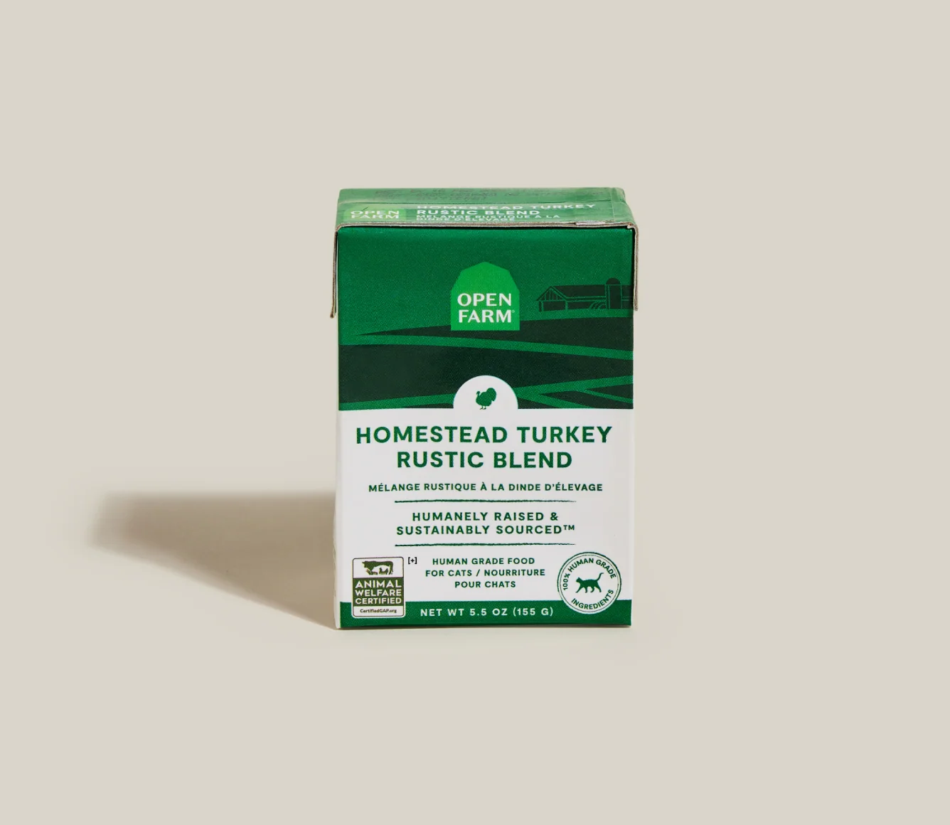 Homestead Turkey Rustic Blend Wet Cat Food with Bone Broth
