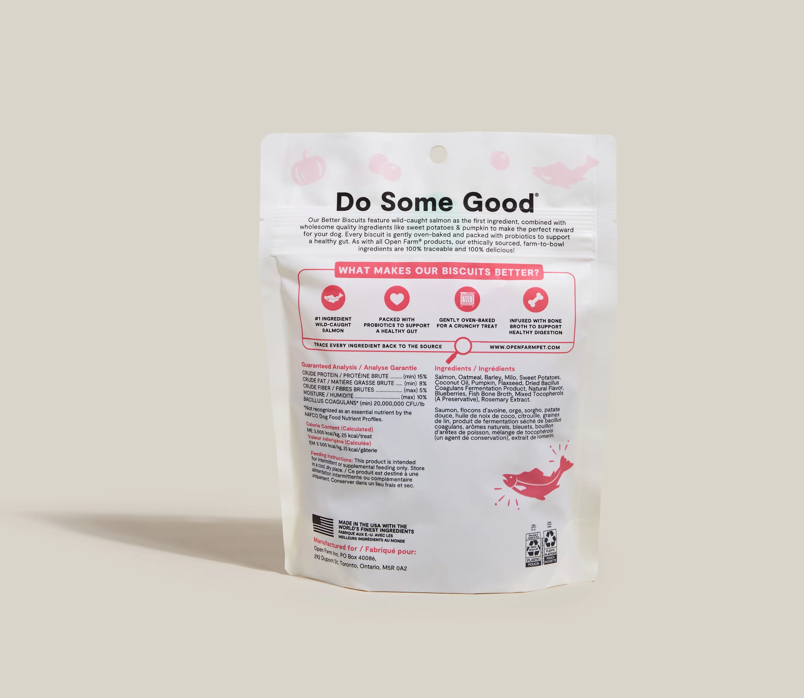 Better Biscuits vildfanget laks & havregryn hundesnacks
