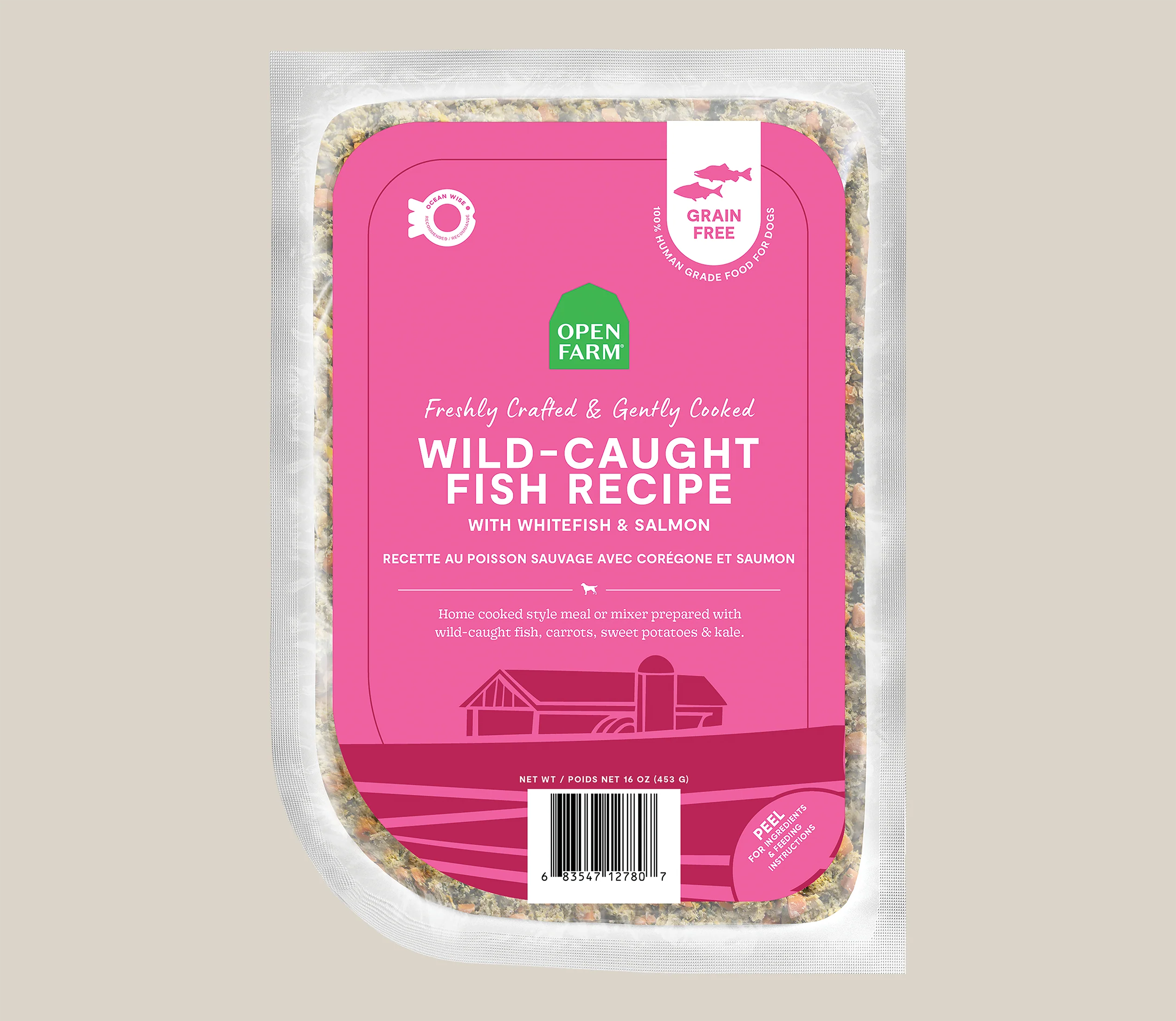 Friskfremstillet Vildfanget Fisk Hundefoder med Ikke-GMO Superfoods