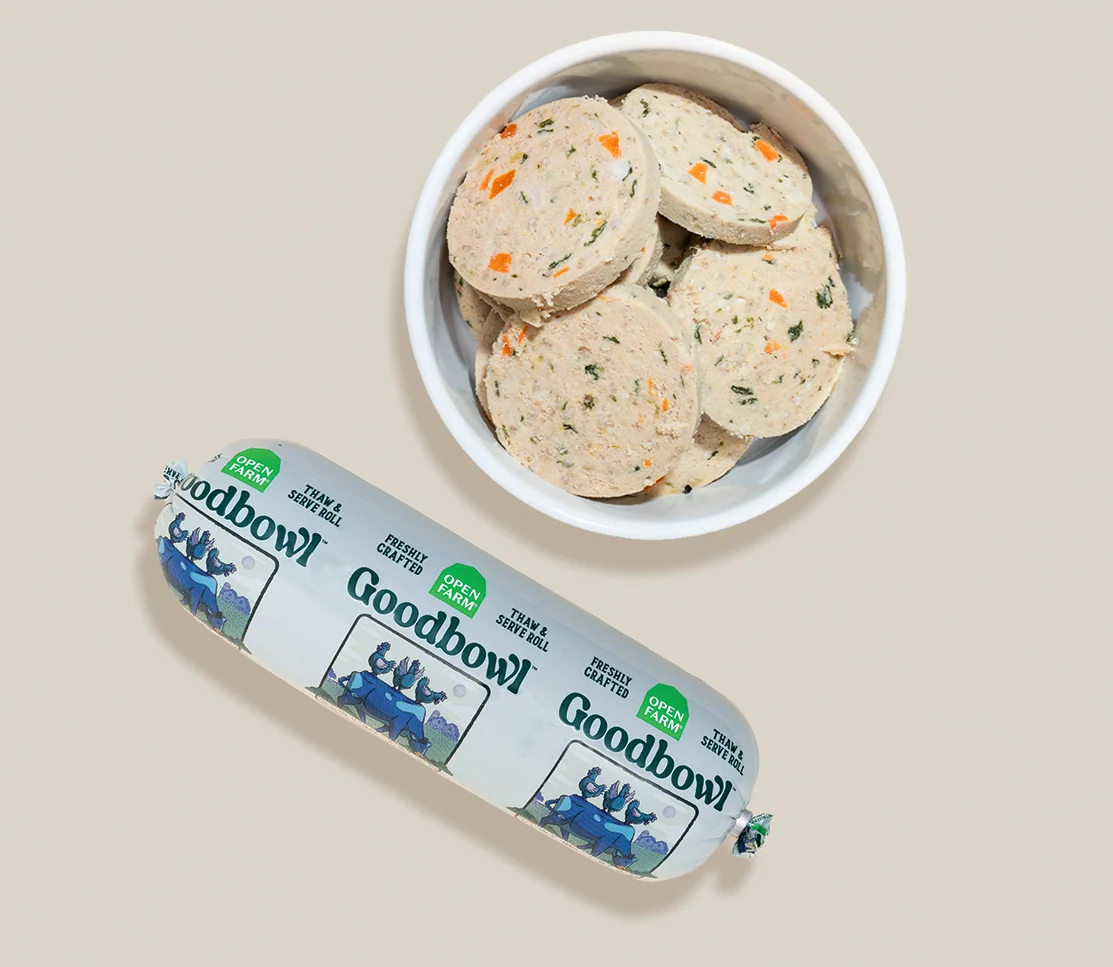 Fresh Goodbowl Roll til hunde med kylling og græsfodret oksekød