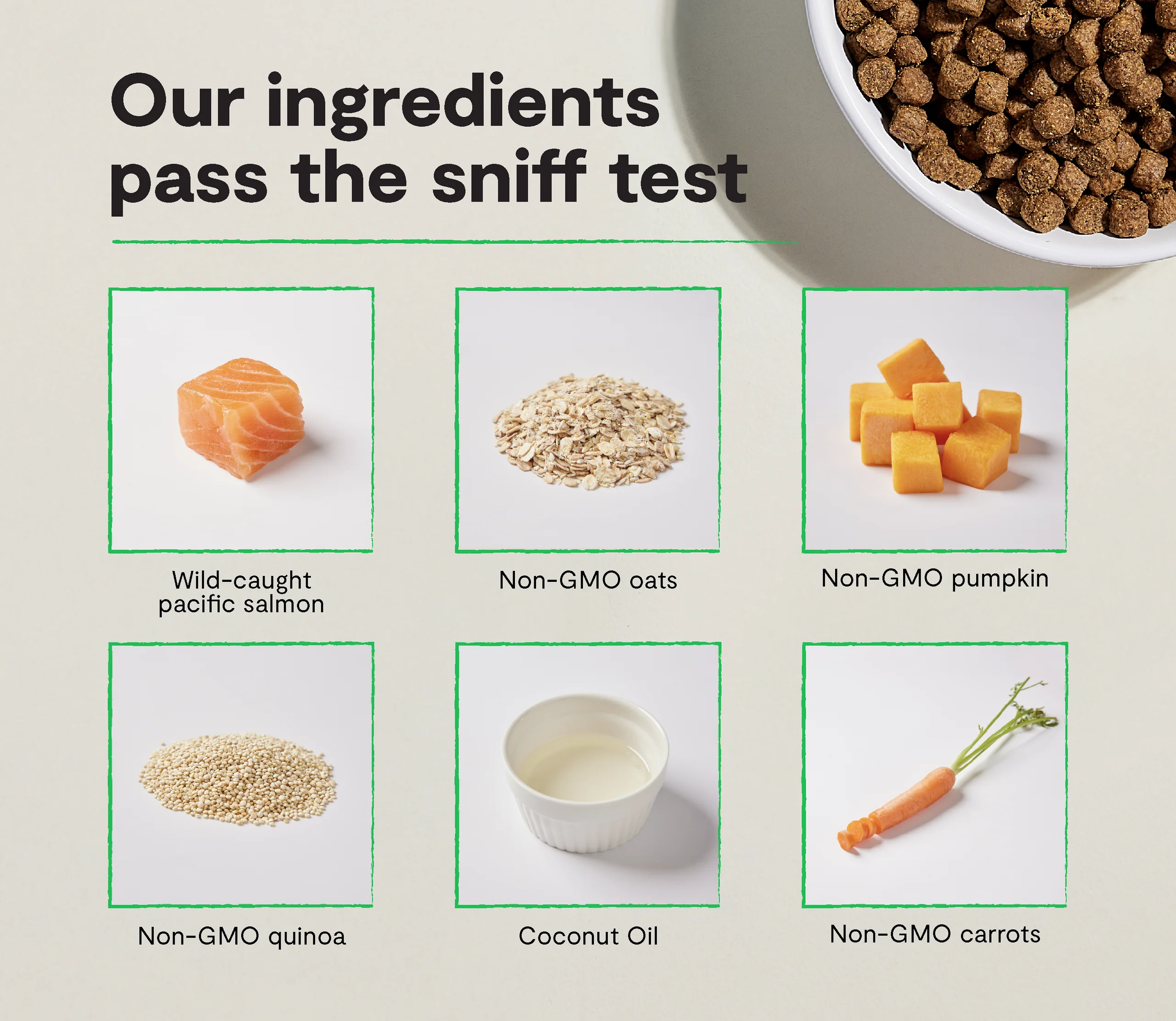 Vildfanget Laks og Ancient Grains Tørfoder til Hund