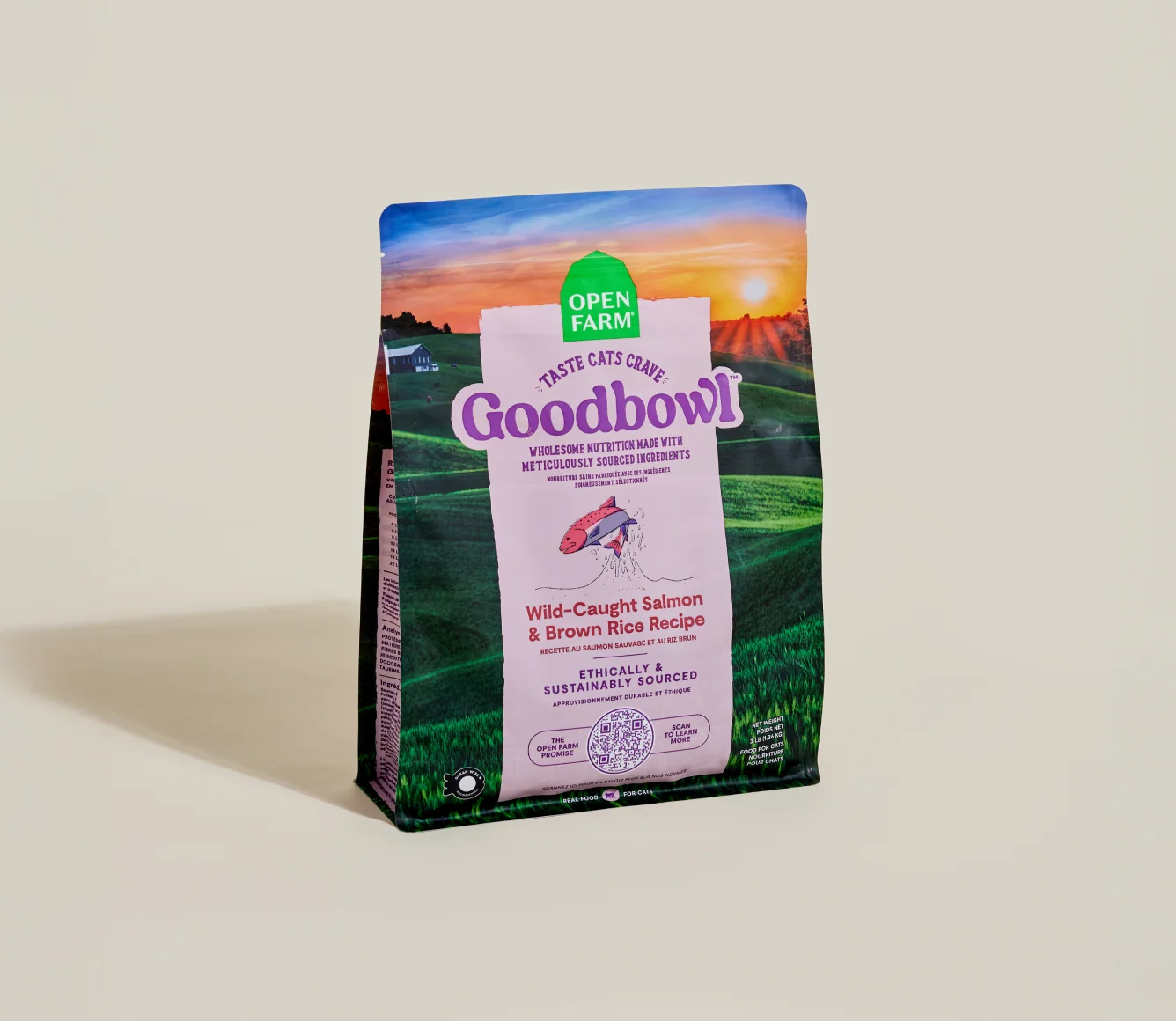 Goodbowl Katzenfutter mit wildgefangenem Lachs & braunem Reis