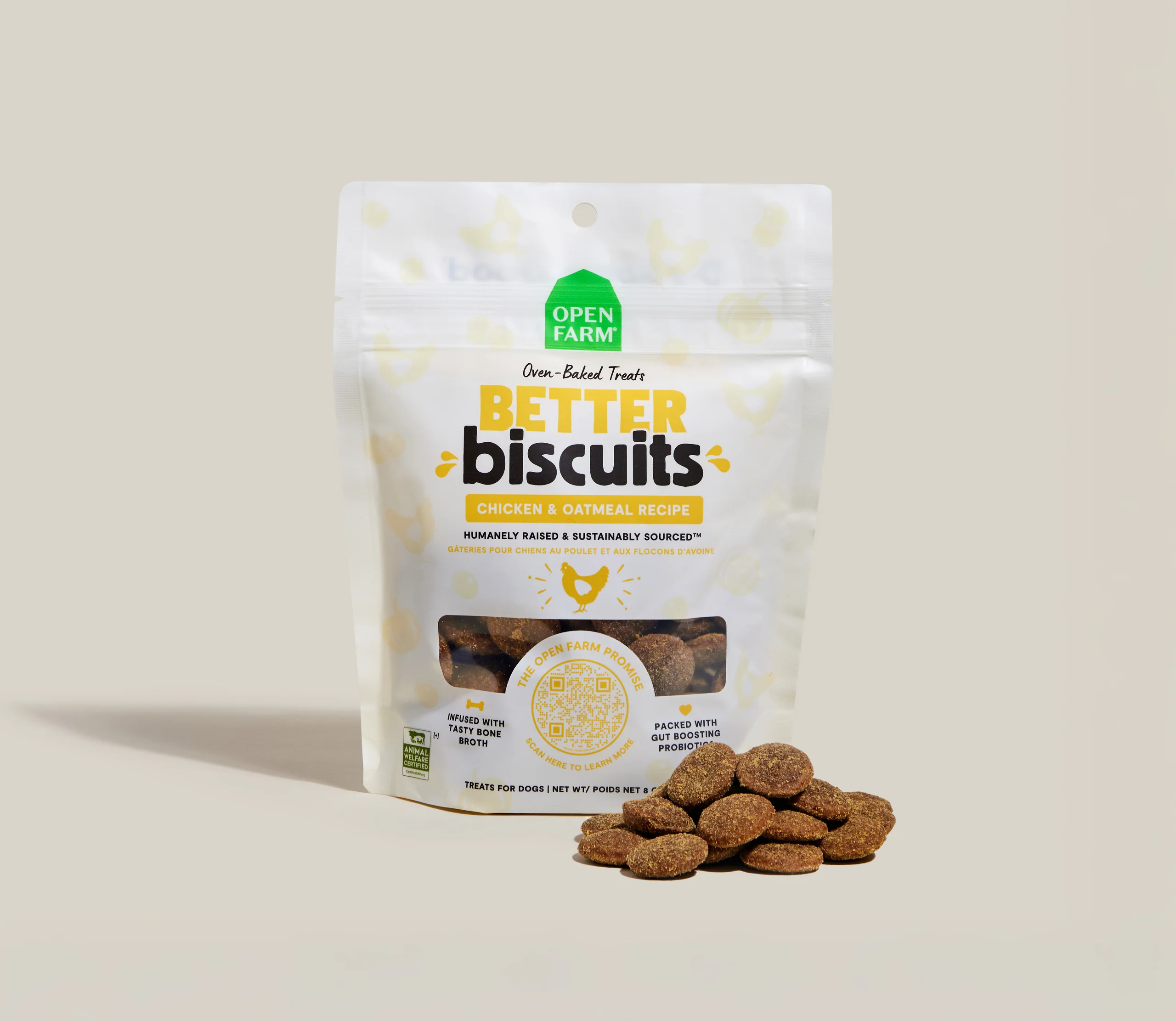 Biscotti Better Biscuits per Cani con Ricetta Pollo e Avena