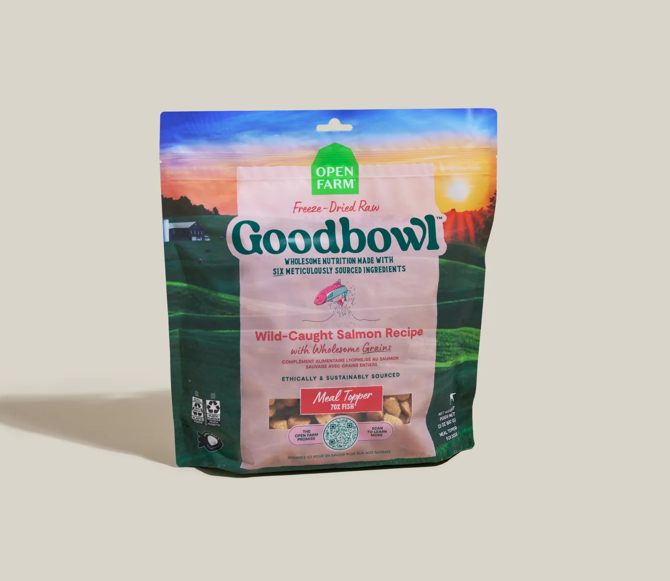 Goodbowl™ Liofilizowane mieszanki z dzikim łososiem dla psów