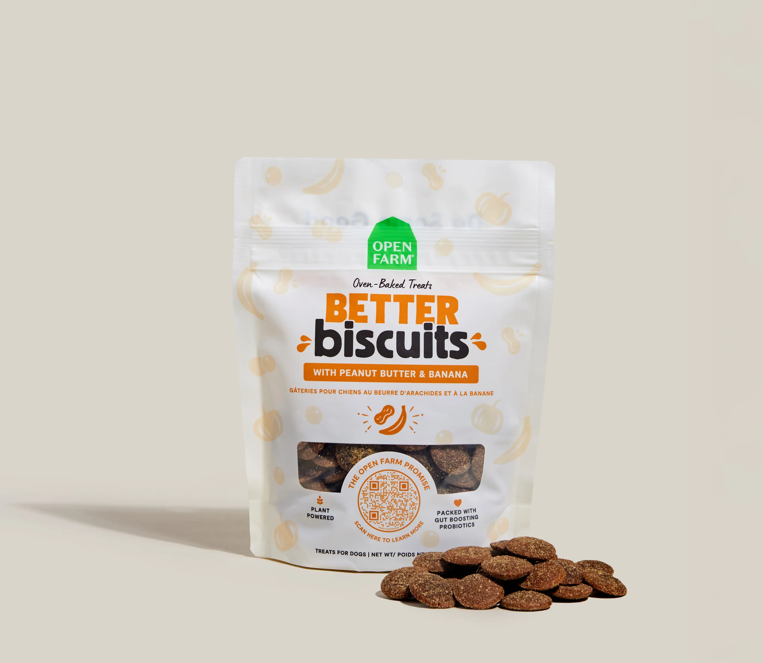 Better Biscuits im Ofen gebackene Hundeleckerlis mit Erdnussbutter & Banane
