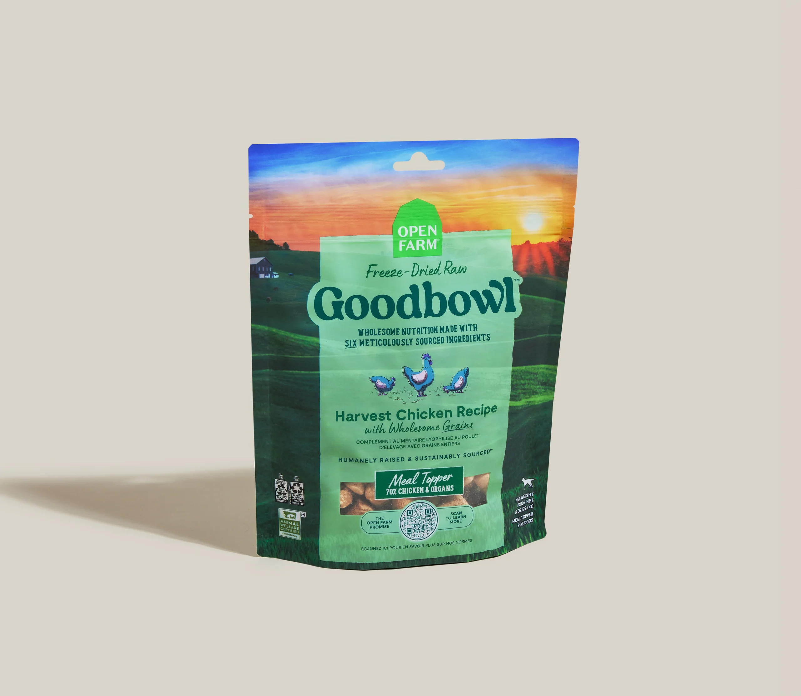 Goodbowl Köpekler için Dondurularak Kurutulmuş Çiğ Mama Karıştırıcı Çeşit Paketi