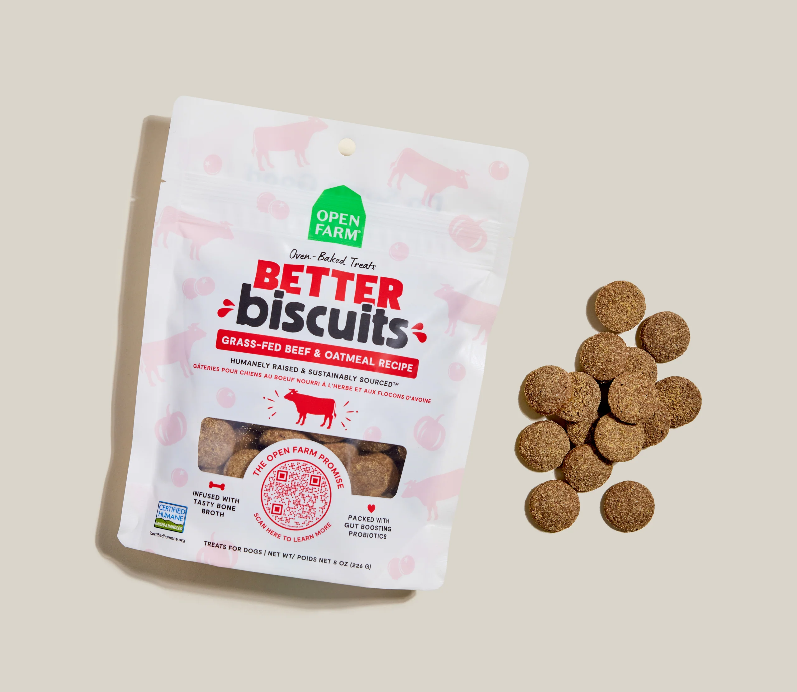 Better Biscuits Grass-Fed Beef & Oatmeal Köpek Ödülleri