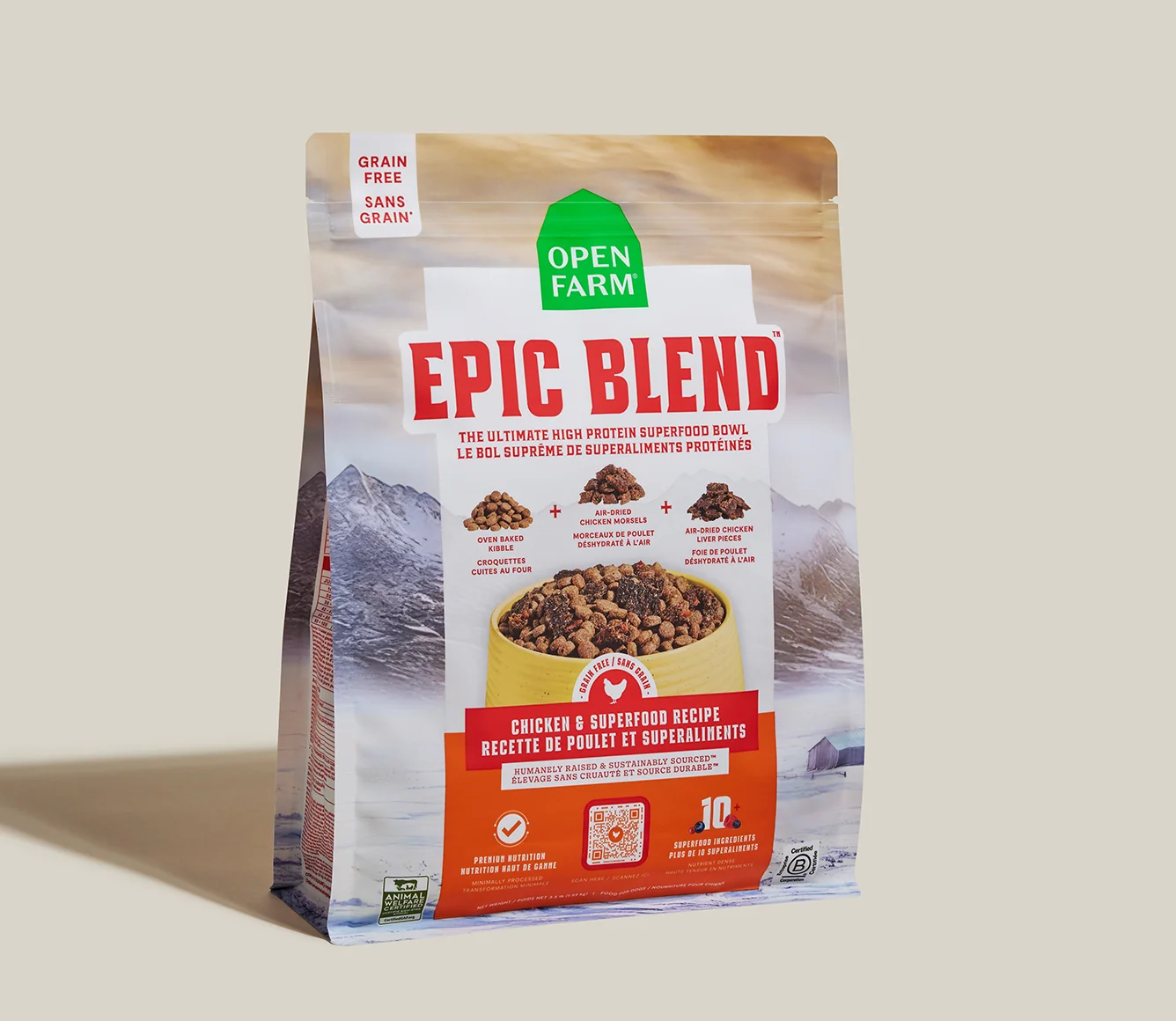 Epic Blend kylling og superfood kornfri hundefoder
