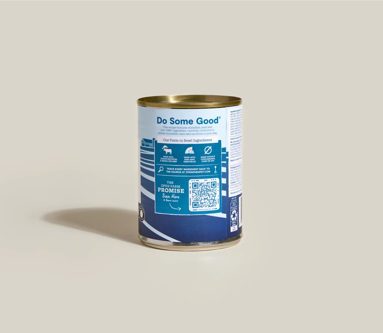 Surf & Turf-paté til hunde med hvidfisk og græsfeedet oksekød