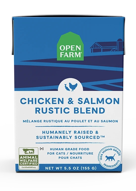 Chicken & Salmon Rustic Blend Wet Cat Food by Open Farm Pet