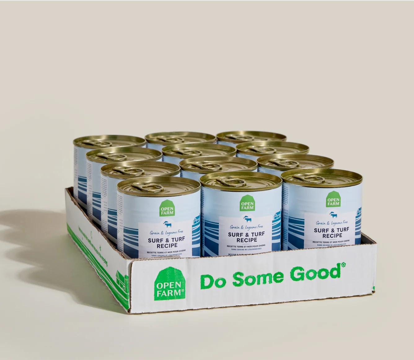 Surf & Turf-paté til hunde med hvidfisk og græsfeedet oksekød