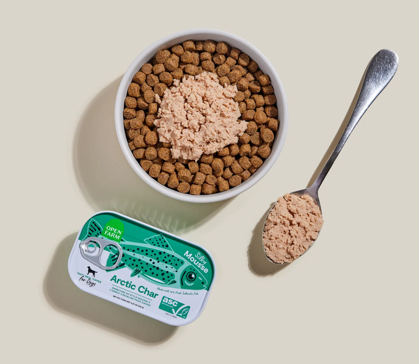 Köpekler için Arctic Char Mousse Topper, %96 İzlanda Balığı, Tahılsız
