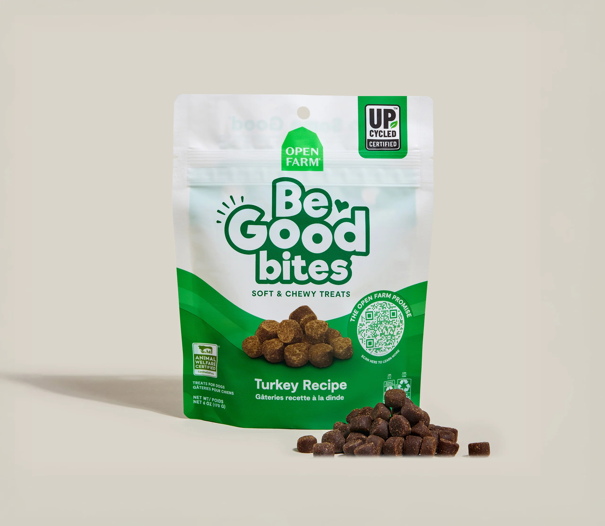 Be Good Bites bløde, seje godbidder til hunde med kalkun
