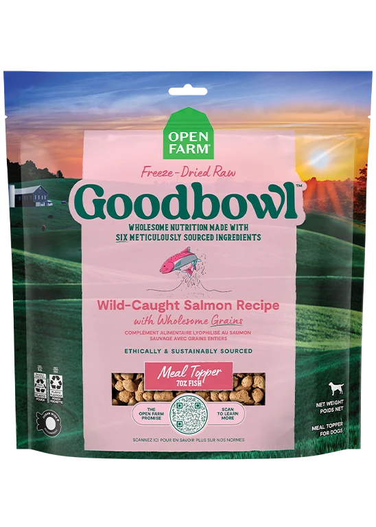 Goodbowl™ Liofilizowane mieszanki z dzikim łososiem dla psów