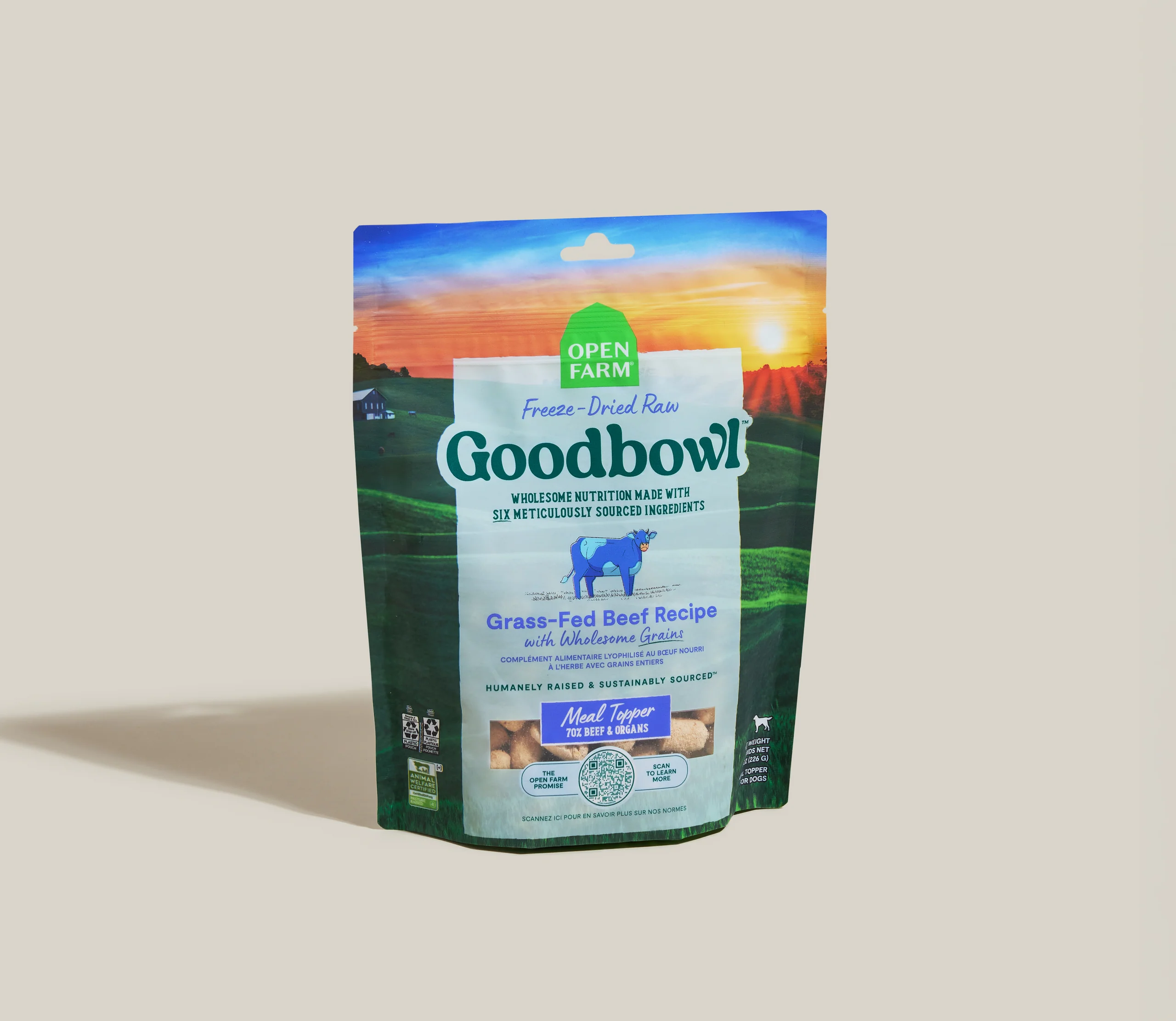 Goodbowl Köpekler için Dondurularak Kurutulmuş Çiğ Mama Karıştırıcı Çeşit Paketi