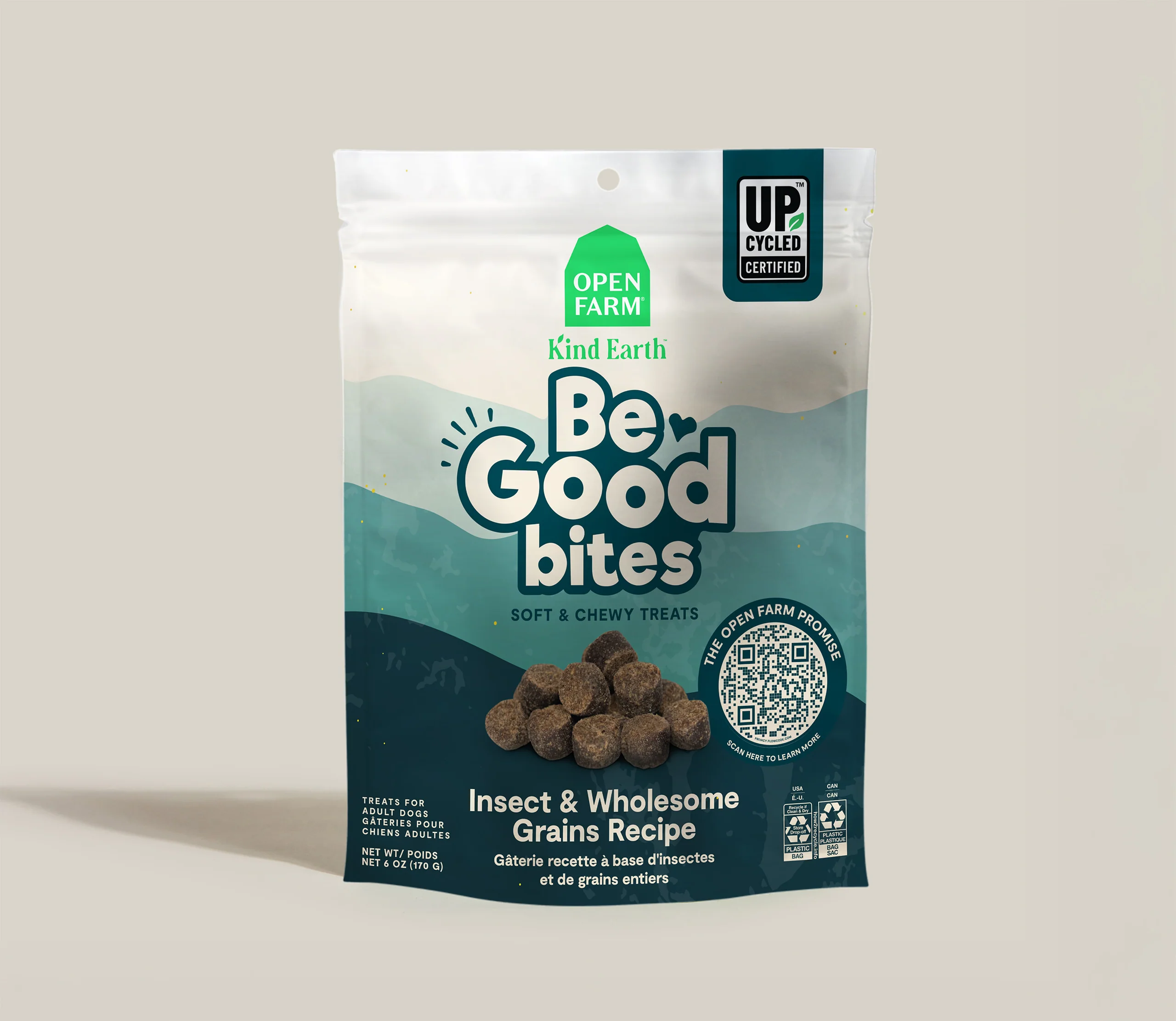 Be Good Bites 昆蟲與健康穀物狗隻零食