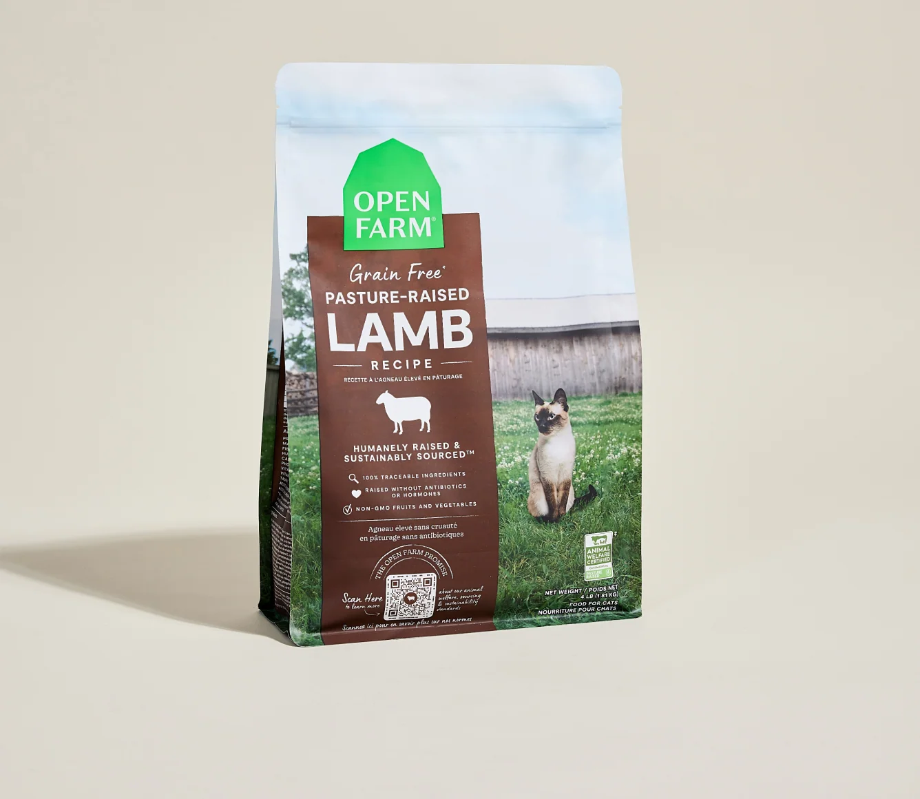 Pasture-Raised Lamb Grain-Free Dry Cat Food From New Zealand