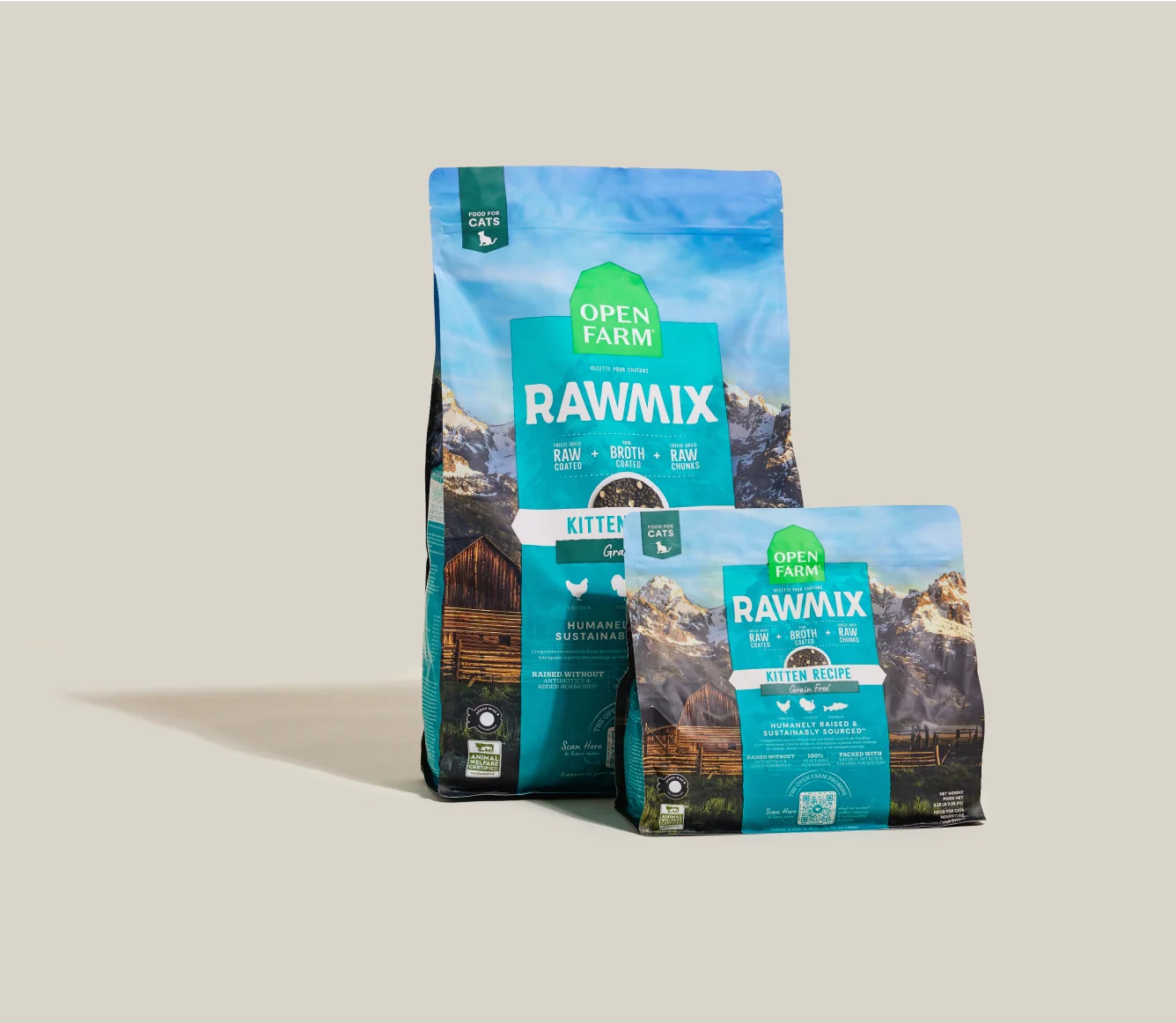 RawMix kornfri killingetørfoder med kylling, kalkun og laks