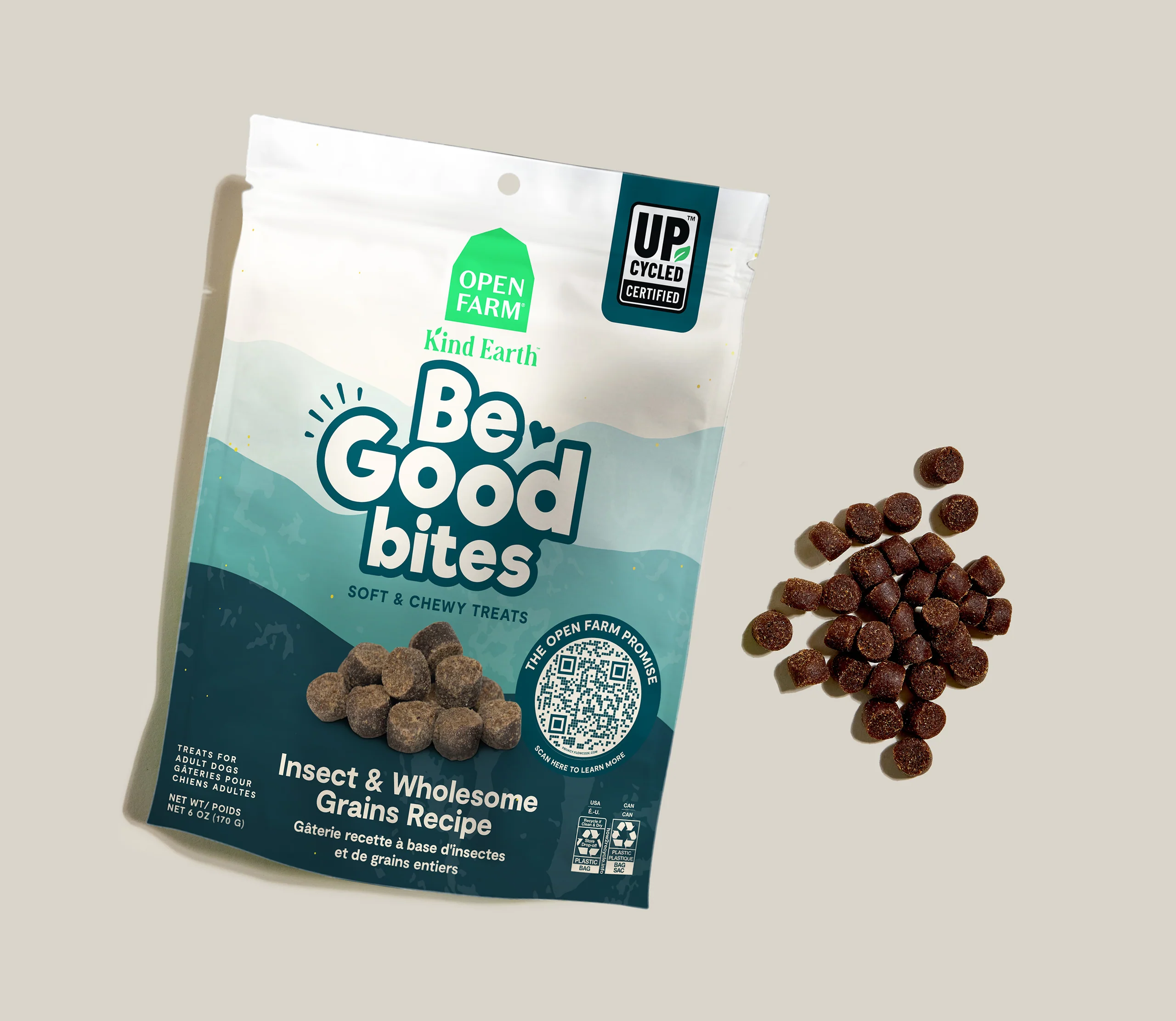Be Good Bites 昆蟲與健康穀物狗隻零食