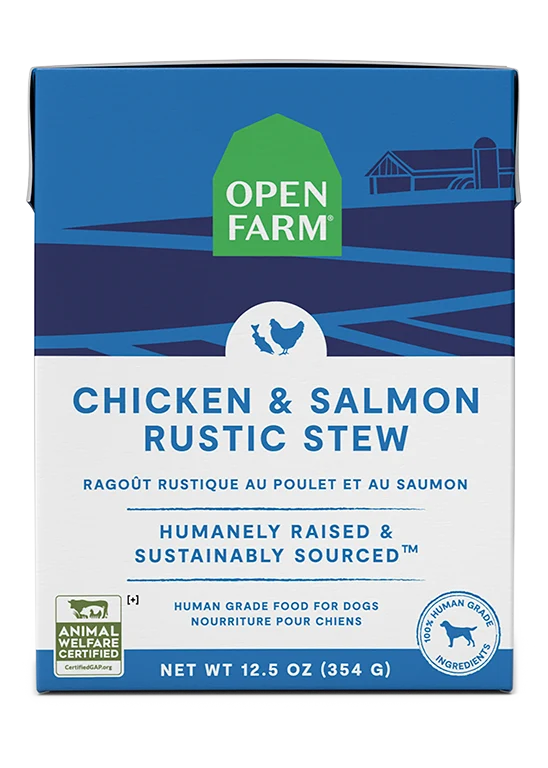 Chicken & Salmon Rustic Stew Wet Dog Food for Dogs