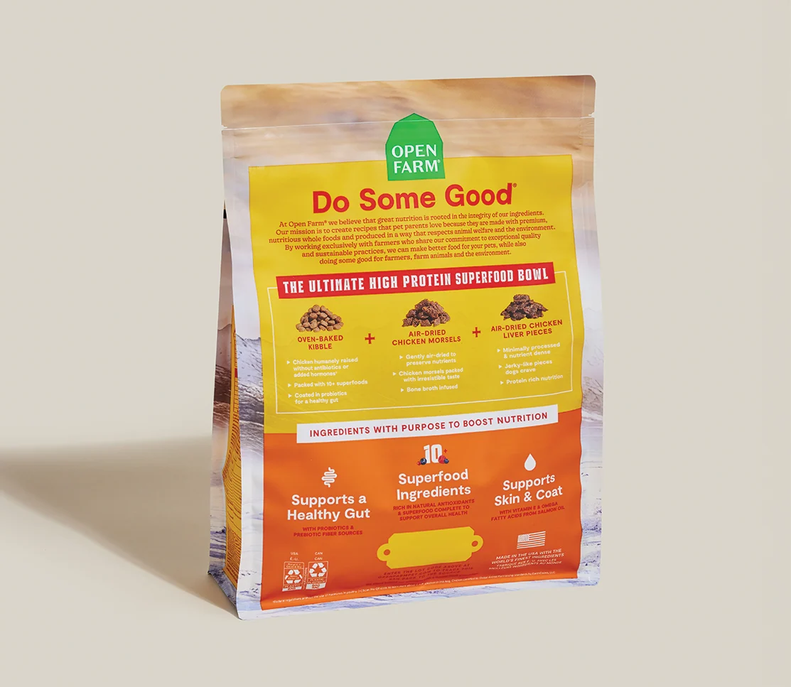 Epic Blend proteinreiches Trockenfutter für Hunde mit Huhn & Superfoods