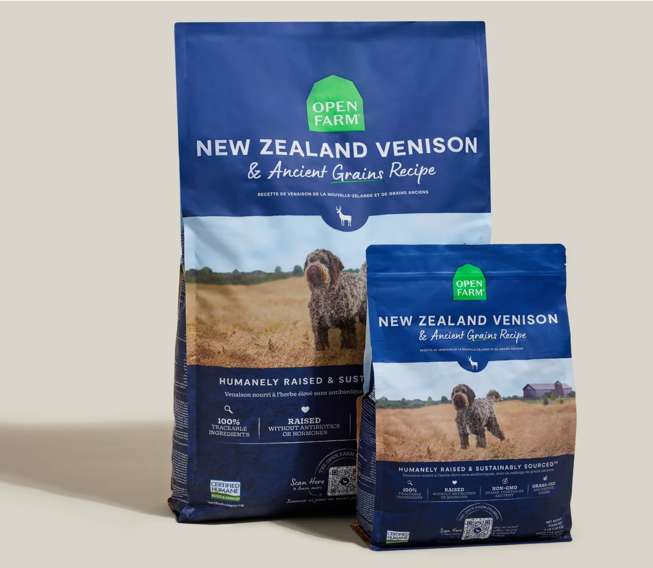 Tørt hundefoder med newzealandsk vildt og oldtidens korn til sensitive hunde