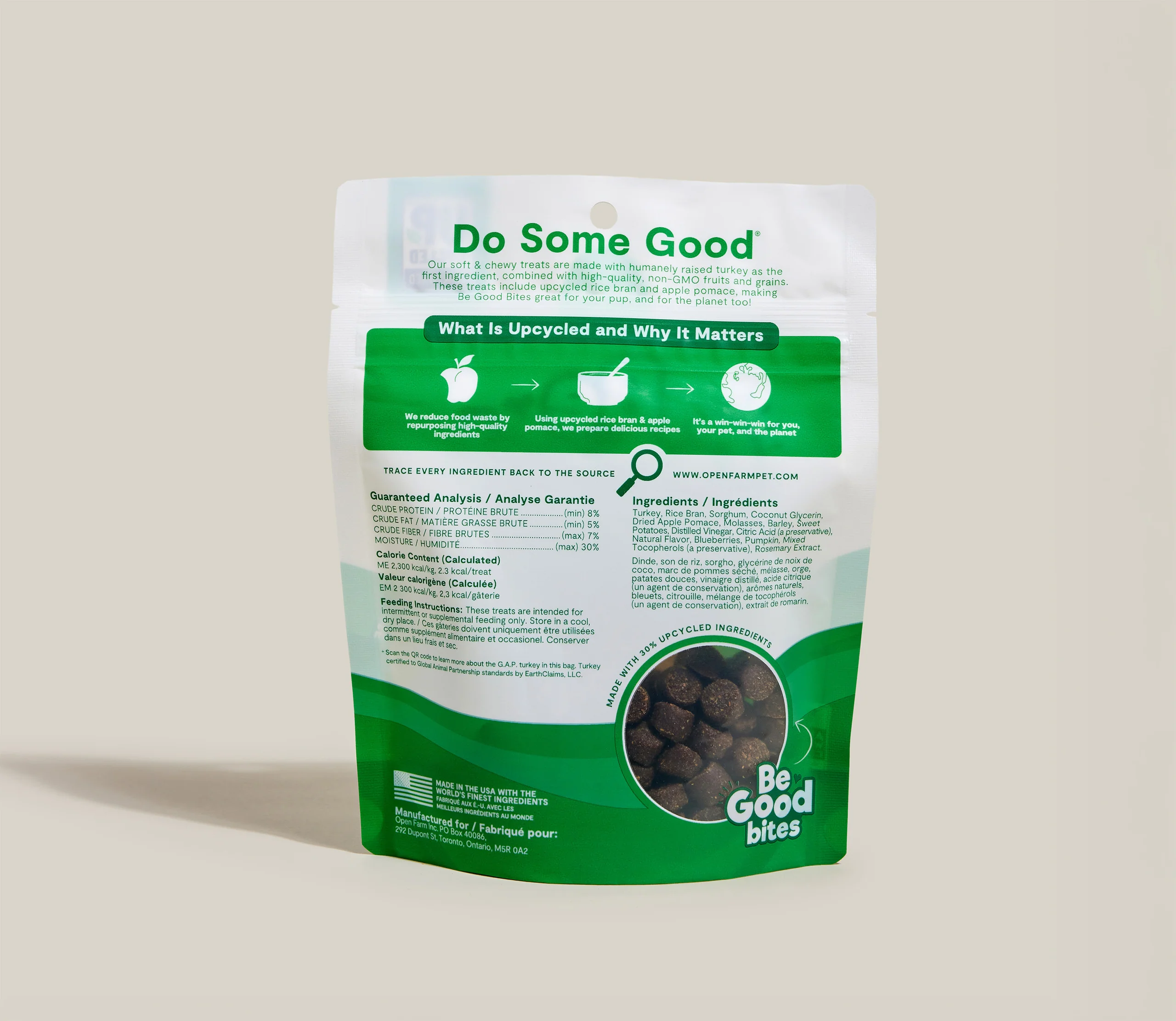 Be Good Bites bløde, seje godbidder til hunde med kalkun