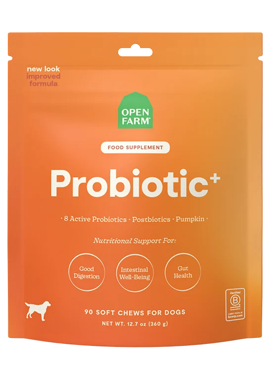 Probiotiske bløde tyggetabletter til hunde med præbiotika og postbiotika, 90 stk.
