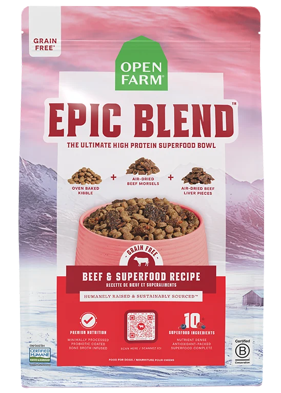 Epic Blend Rind und Superfood getreidefreies Hundefutter