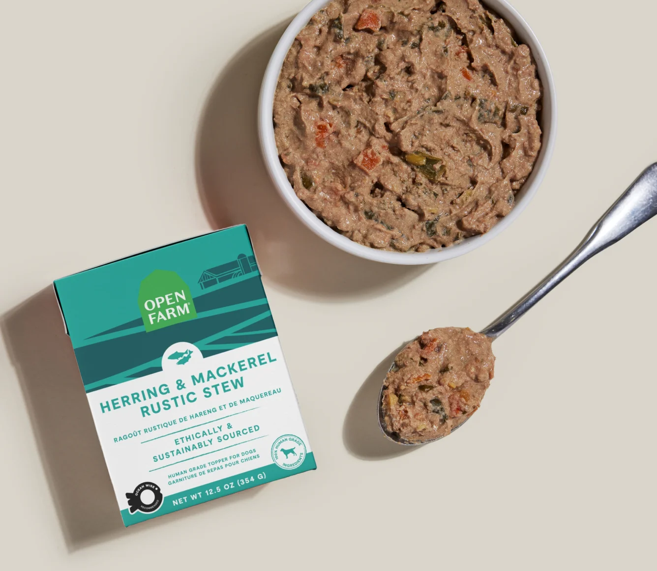 Herring & Mackerel Rustic Stew Wet Dog Food Topper