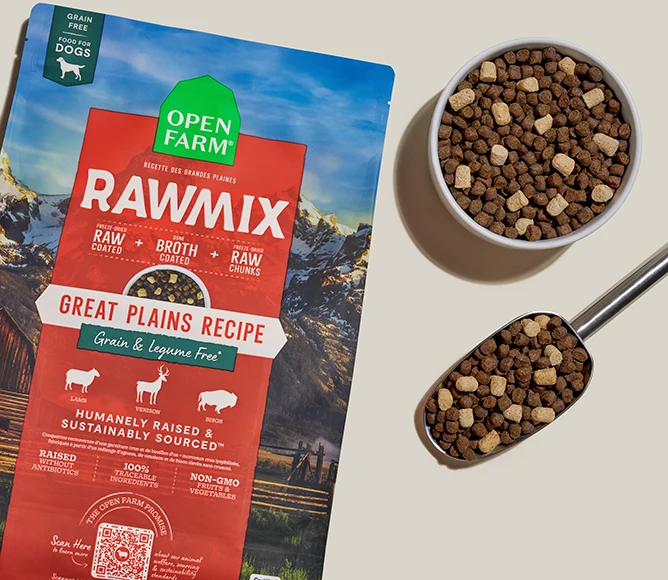 RawMix Great Plains Tahılsız Kuzu, Geyik ve Bizonlu Köpek Maması