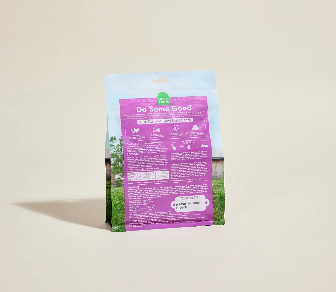 Chicken and Salmon Freeze Dried Morsels for Cats, Raw-Inspired Meal