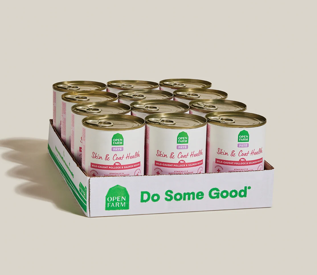 Pollock & Lachs Haut & Fell Gesundheit Pastete für Hunde