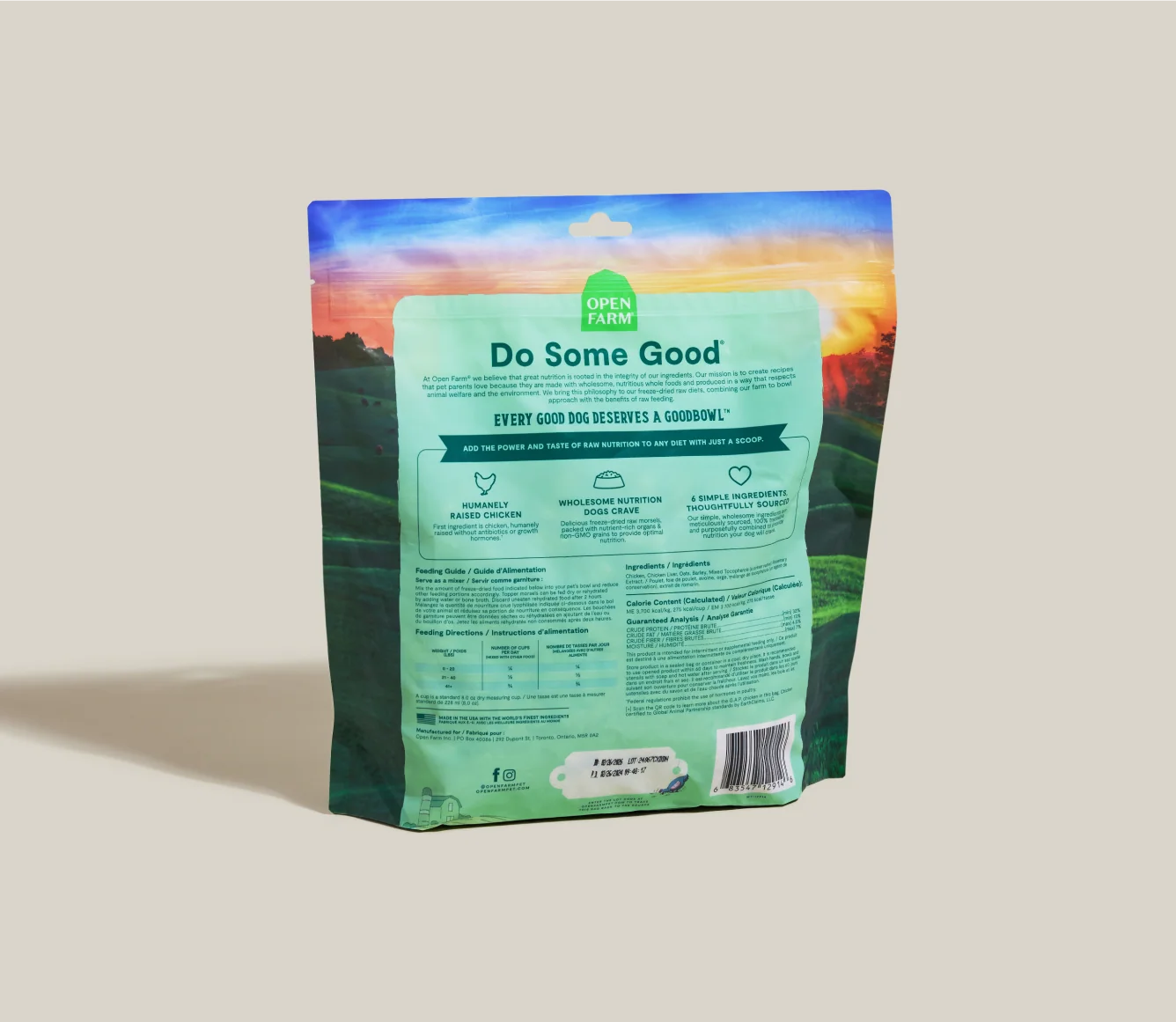 Goodbowl Harvest Chicken Freeze Dried Raw Morsels Meal Mixer for Dogs