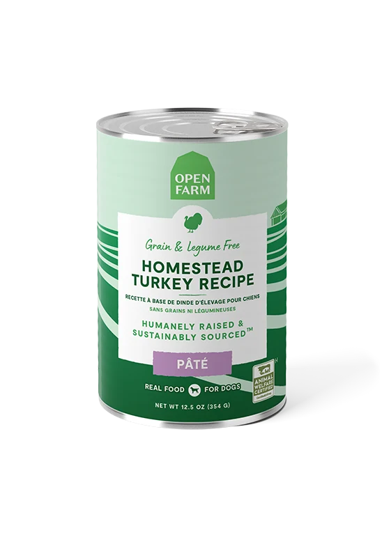 Homestead kalkunpaté til hunde: Vådfoder med enkelt protein