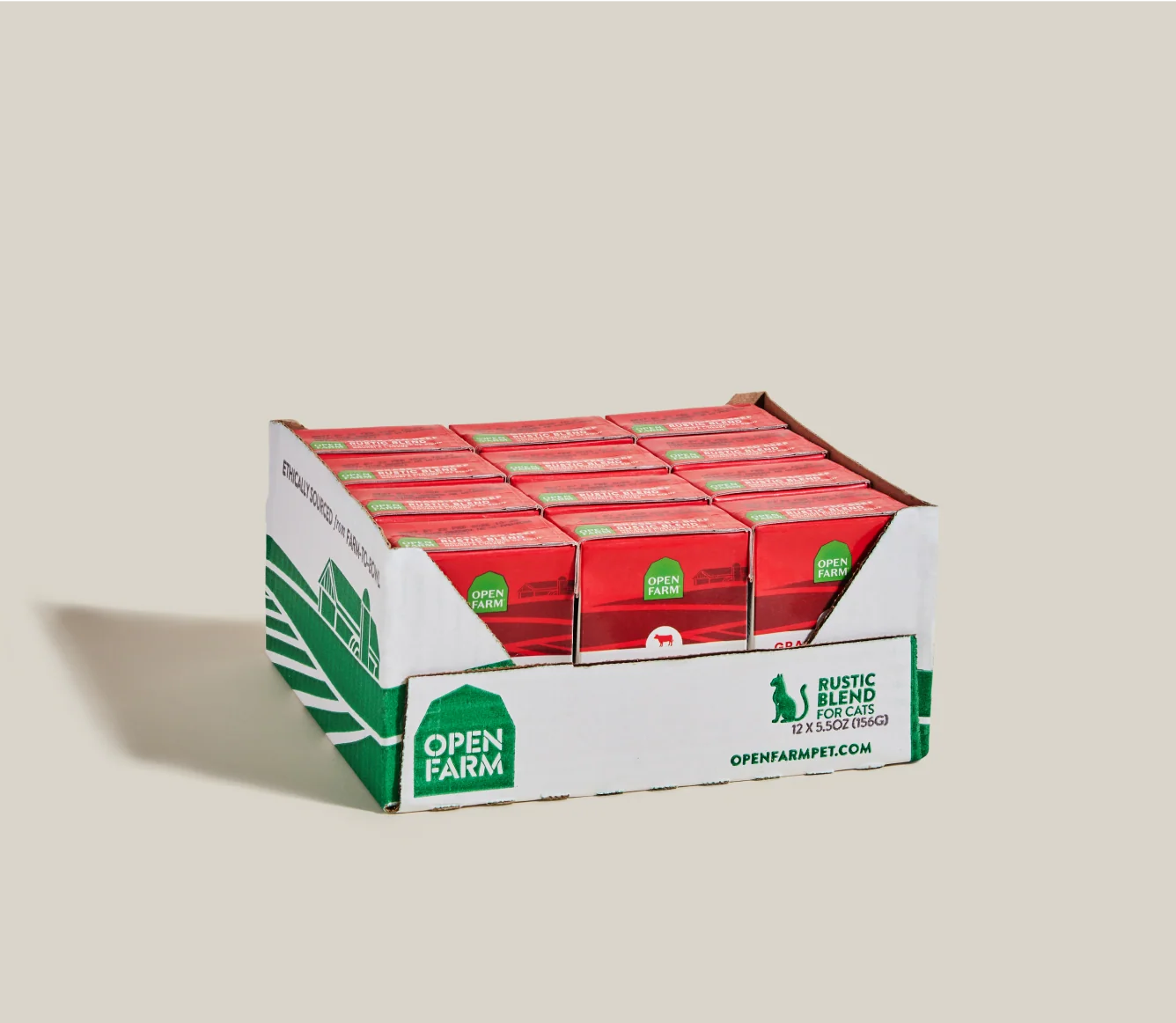 Grass-Fed Beef Rustic Blend Wet Cat Food with Bone Broth
