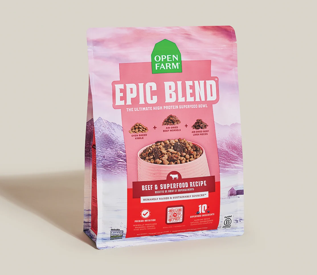 Epic Blend Beef & Superfood Dry Dog Food with Probiotics