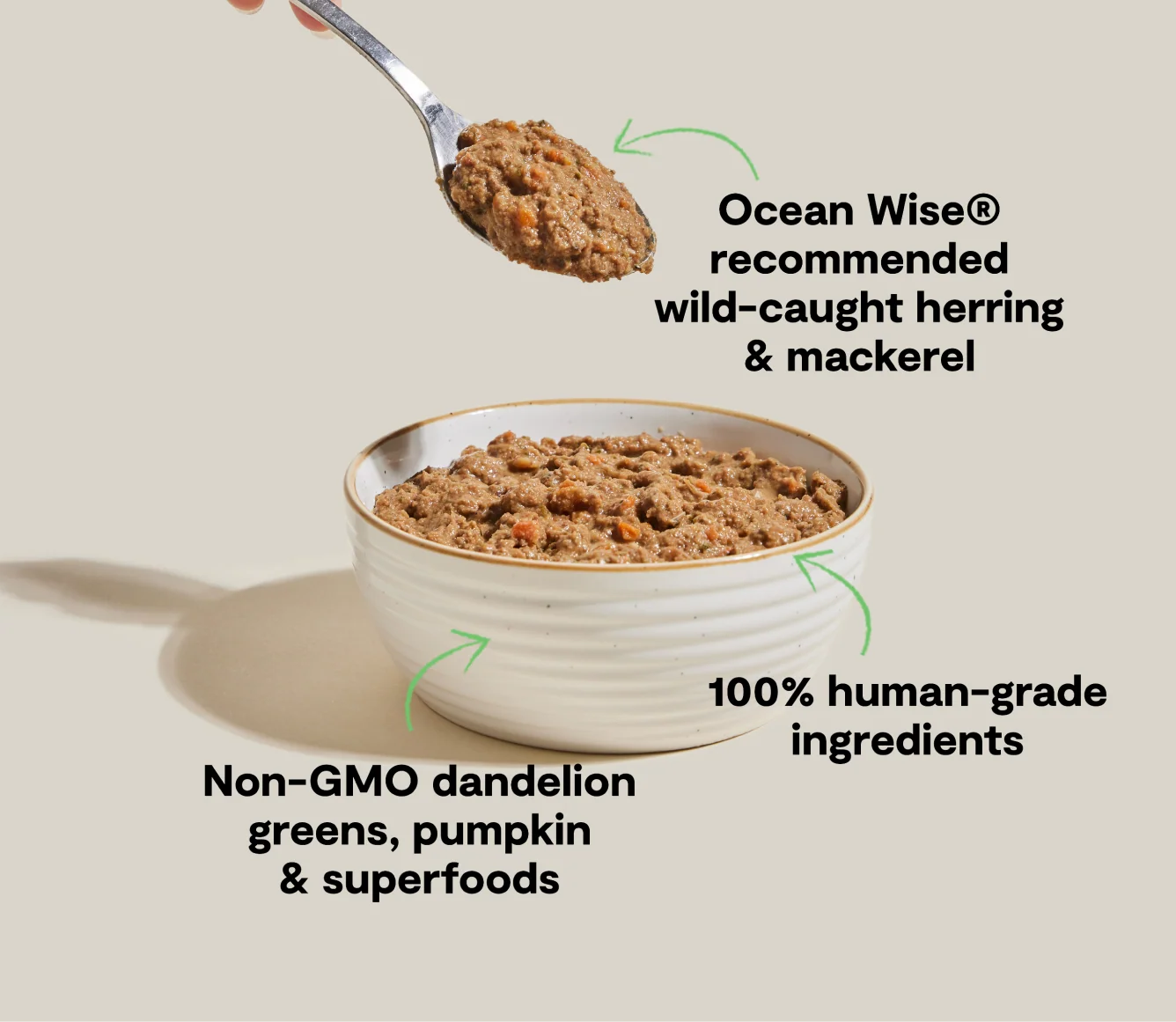 Wet Cat Food with Herring & Mackerel, Rustic Blend
